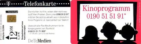 Telefonkarte S 0002 10.2001 DeTeMedien Kinoprogramm, DD 3110