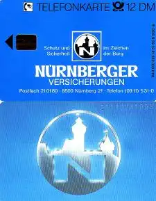 Telefonkarte S 32 12.91 Nürnberger Versicherungen, DD 2112