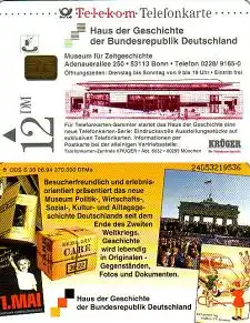 Telefonkarte S 30 06.94, Krüger - Haus der Geschichte Bonn, DD 2405