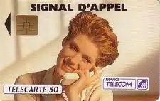 Telefonkarte Frankreich, Signal d'Appel, 50