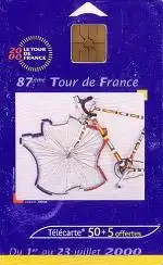Telefonkarte Frankreich, Tour de France 2000, 50+5