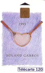 Telefonkarte Frankreich, Roland Garros 1995, Tennis, 120