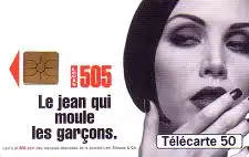 Telefonkarte Frankreich, Levis 505, 50