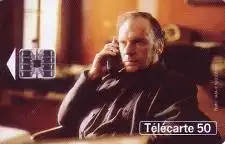 Telefonkarte Frankreich, Telephone et Cinema (7), Jean-Louis Trintignant, 50