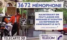 Telefonkarte Frankreich, 3672 Mémophone, 50