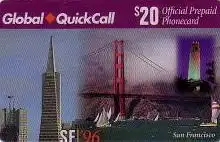 Calling Card, Global, San Francisco, Golden Gate Bridge, $ 20