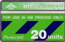 Telefonkarte Großbritannien, For use in HM Prisons only, 20