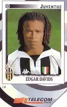 Telefonkarte Italien, Panini, Fußball Edgar Davids, 10000