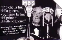 Telefonkarte Italien, US-Präsident Roosevelt, 5000/2,58