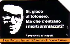 Telefonkarte Italien, Campagna contro l'illegalità diffusa, 10000