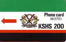 Telefonkarte Kenia, Wappen, 200