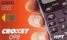 Telefonkarte Kroatien, HPT Cronet 098, 100
