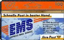 Telefonkarte Österreich, EMS Express Mail Service, 100