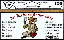 Telefonkarte Österreich, Piatnik, Der Telefonwertkarten-Joker, 100