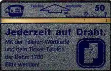 Telefonkarte Österreich, Jederzeit auf Draht, Ticket-Telefon, 50
