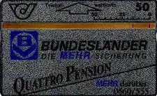 Telefonkarte Österreich, Bundesländer Mehr-Sicherung, Quattro Pension, 50