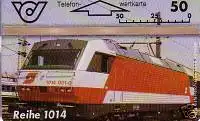 Telefonkarte Österreich, Lokomotiven, Reihe 1014, 50