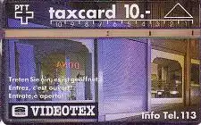 Telefonkarte Schweiz, Videotex, 10