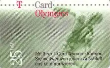 Calling Card, T Card, Olympics - Diskuswerfer, 25 DM