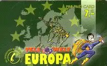 Calling Card, Telewelt Europa, Comic Captain call, 7 €
