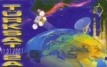 Telefonkarte Türkei, Europa / Satellitenschüssel, 100