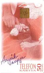 Telefonkarte Ungarn, Amyák napja, 50