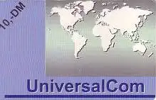 Calling Card, Universal Com, Landkarte, 10 DM