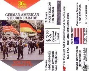 CallingCard USA, Nice Telecom New York, German-American Steuben Parade