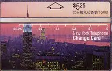 Telefonkarte USA, Skyline New York (2), NYNEX $ 5,25