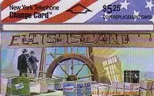 Telefonkarte USA, Steuerrad von Einwanderer Schiff, Ellis Island, NYNEX $ 5,25