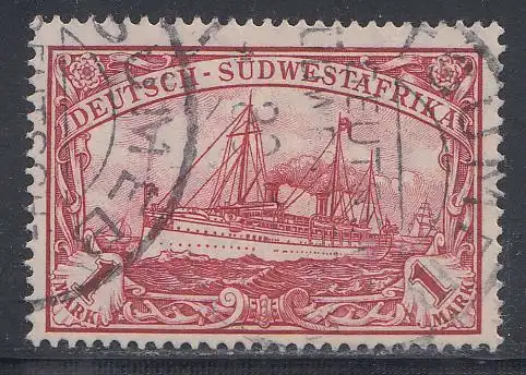 Deutsche Kolonien, Dt.-Südwestafrika MiNr 29 Kaiseryacht "Hohenzollern"