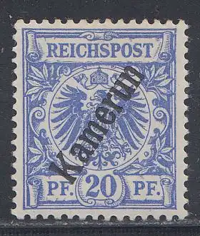 Deutsche Kolonien, Kamerun MiNr 4, "Krone/Adler"