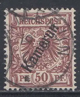 Deutsche Kolonien, Kamerun MiNr 6, "Krone/Adler"