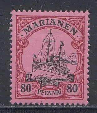 Deutsche Kolonien, Marianen MiNr. 15, Kaiseryacht "Hohenzollern",