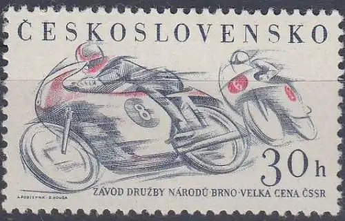 Tschechoslowakei Mi.Nr. 1244 Motorradrennen (30)