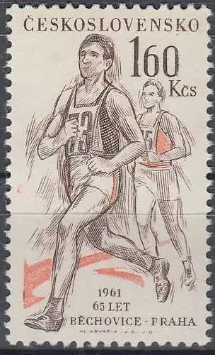 Tschechoslowakei Mi.Nr. 1250 Langstreckenlauf (1,60)