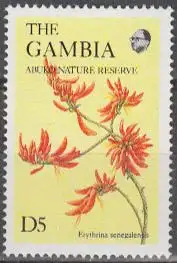 Gambia Mi.Nr. 697 Blumen, Erythrina senegalensis (5)