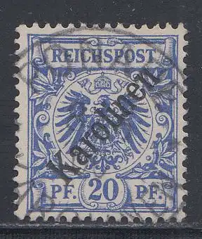 Deutsche Kolonien, Karolinen, MiNr 4I,  "Krone/Adler"