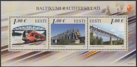 Estland Mi.Nr. Block 34 Eisenbahnbrücken