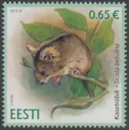 Estland MiNr. 870 Fauna, Waldbirkenmaus (0,65)