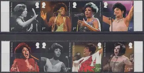 Großbritannien MiNr.(noch nicht im Michel) Dane Shirley Bassey, 2 Zusammendrucke