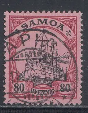 Deutsche Kolonien, Samoa MiNr. 15, Kaiseryacht "Hohenzollern"