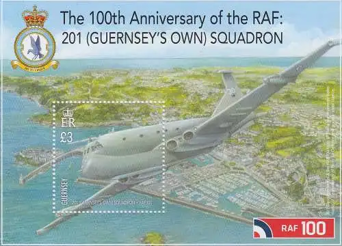 Guernsey MiNr. Block 88 Royal Air Force (RAF) 