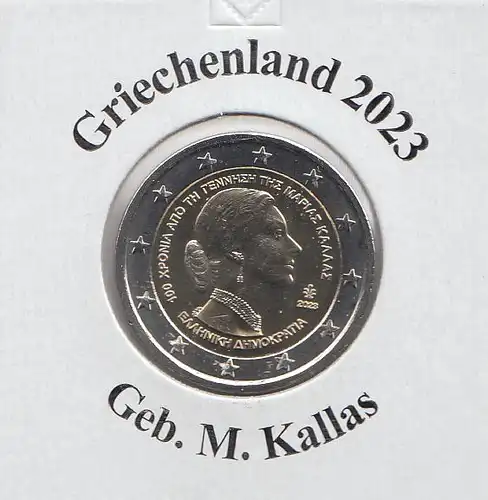 Griechenland 2023 Geb. M. Kallas