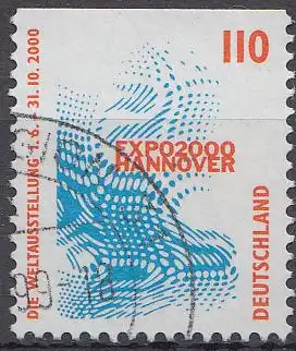 D,Bund Mi.Nr. 2009C Sehenswürdigk., EXPO 2000 (110), oben ungezähnt