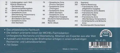 Michel Katalog Briefe Deutschland 2023/2024, Band 2: ab Mai 1945,  21. Auflage