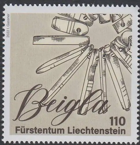 Liechtenstein MiNr. 2067 Kulturgüter - Beigla (110)