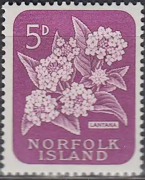 Norfolk-Insel Mi.Nr. 29 Freimarke, Wandelröschen (5)