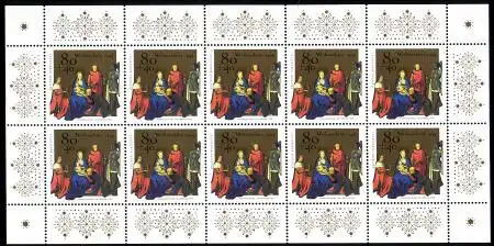 D,Bund Mi.Nr. Klbg. 1770 Weihnachten 94, Hl. Drei Könige (m.10x1770)
