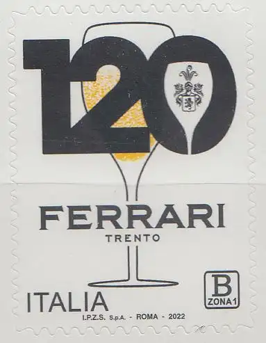 Italien MiNr. 4420, 120 Jahre Weingut Ferrari Trento